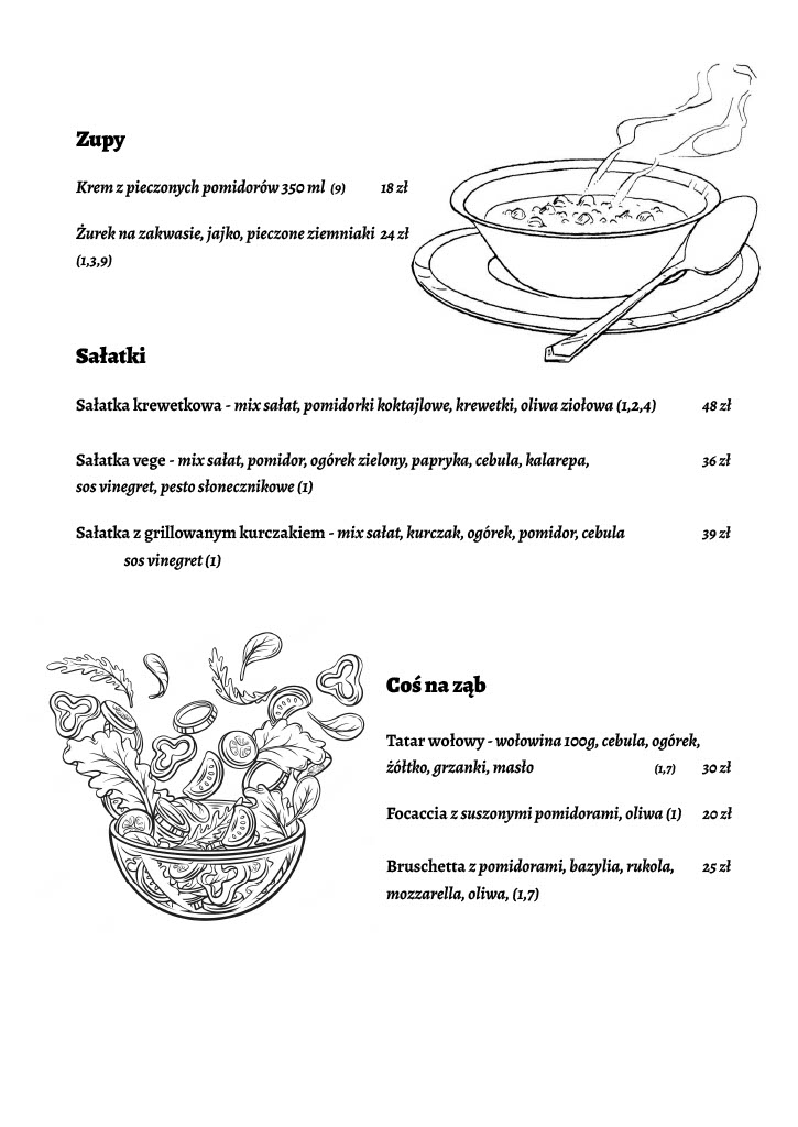 Menu - strona 1